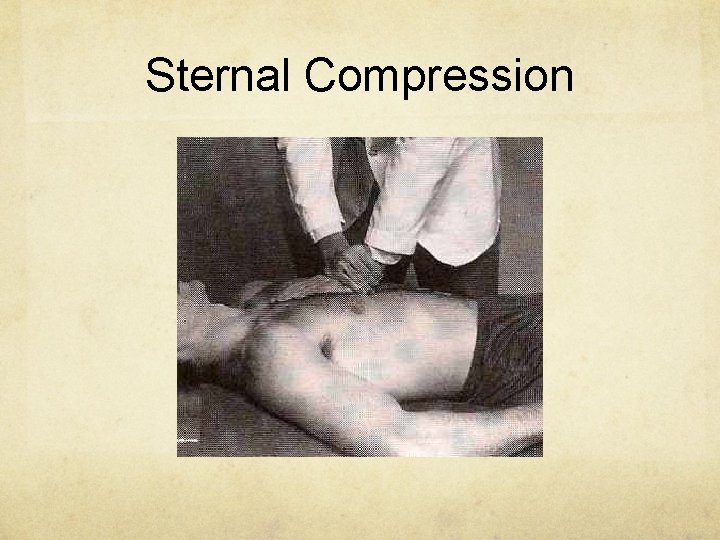 Sternal Compression 