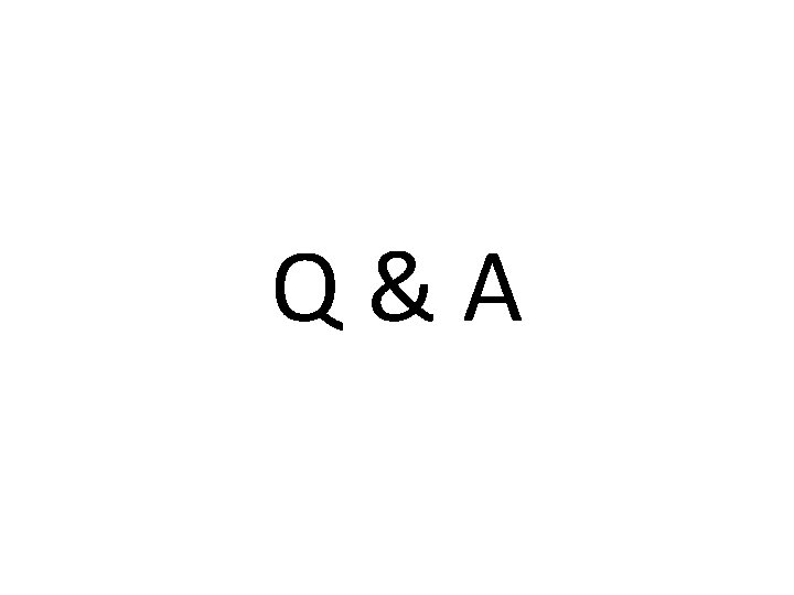 Q&A 