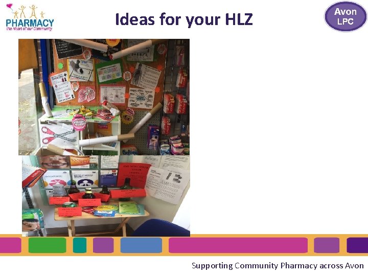Ideas for your HLZ Supporting Community Pharmacy across Avon 