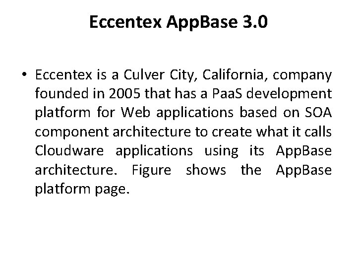 Eccentex App. Base 3. 0 • Eccentex is a Culver City, California, company founded