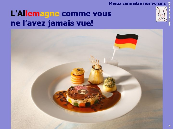 L'Allemagne comme vous ne l’avez jamais vue! © Cers und Partner 2004 Mieux connaître
