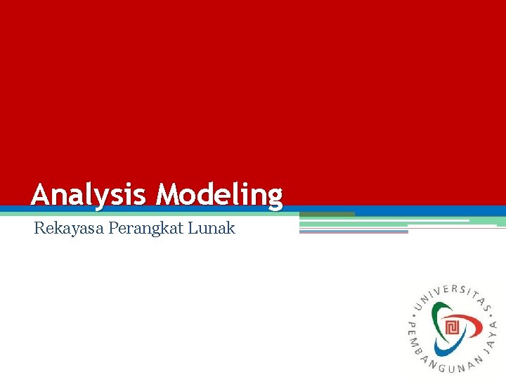 Analysis Modeling Rekayasa Perangkat Lunak 