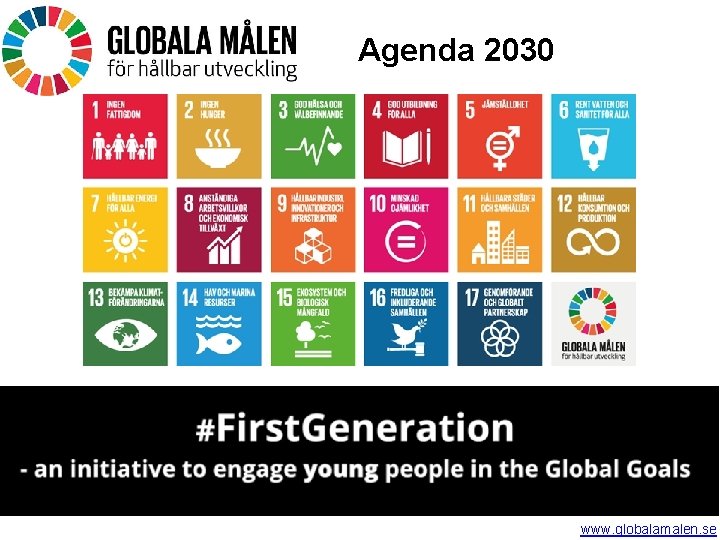 Agenda 2030 www. globalamalen. se 