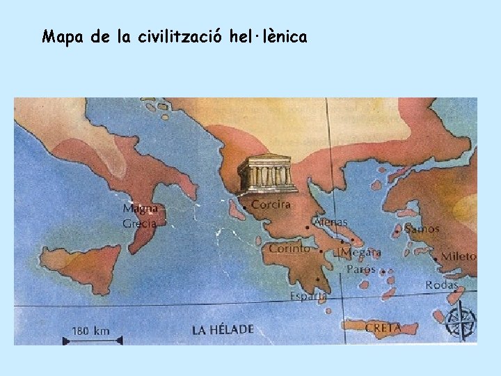 Mapa de la civilització hel·lènica 