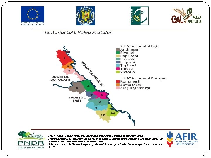 Proiect finanțat cu fonduri europene nerambursabile prin Programul Național de Dezvoltare Rurală este implementat