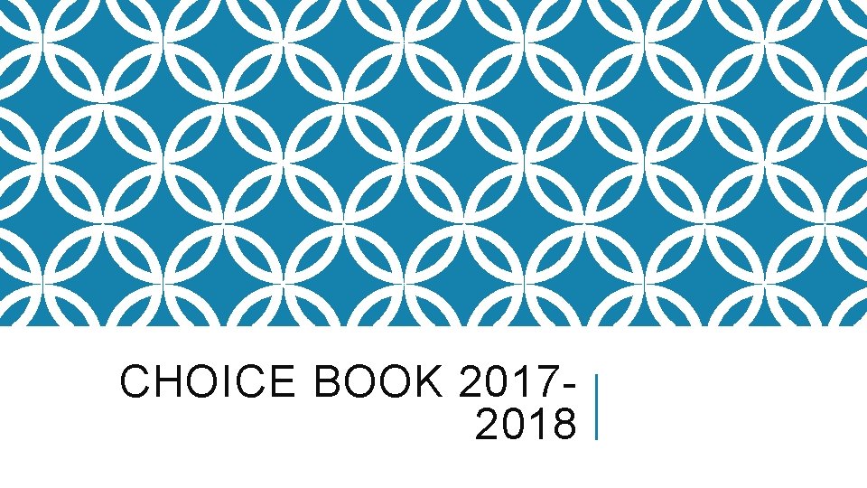 CHOICE BOOK 20172018 