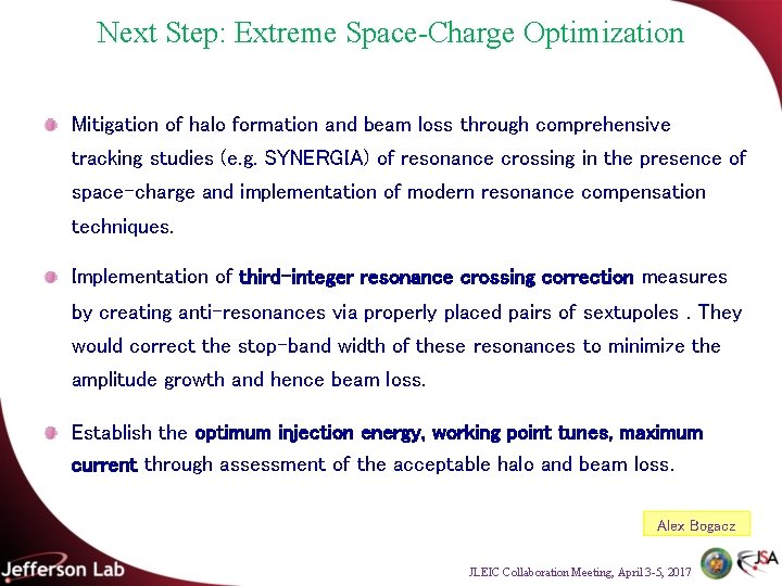 Next Step: Extreme Space-Charge Optimization Mitigation of halo formation and beam loss through comprehensive