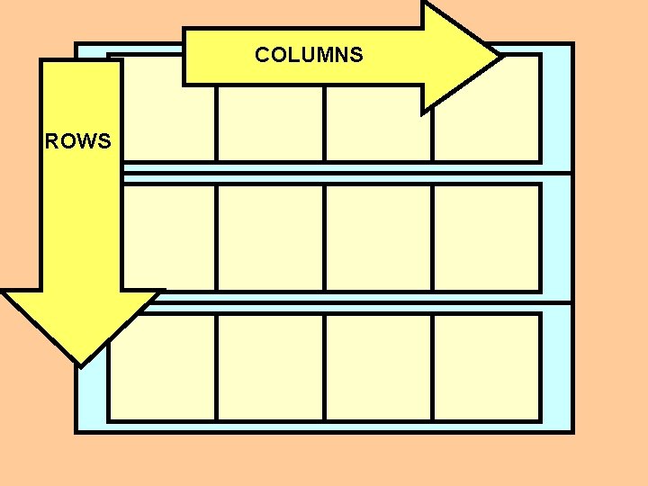 COLUMNS ROWS 