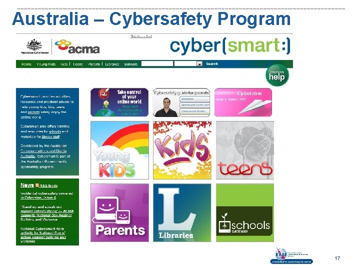 Australia – Cybersafety Program 17 