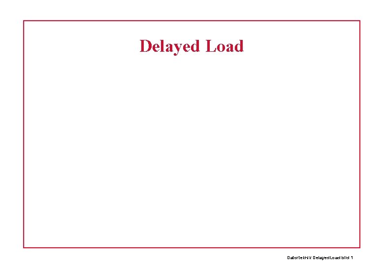 Delayed Load Datorteknik Delayed. Load bild 1 