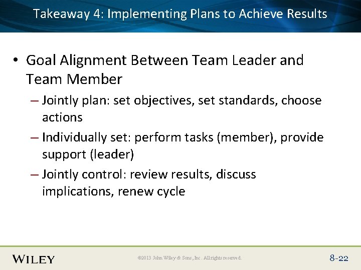 Takeaway Implementing Plans to Achieve Results Place Slide 4: Title Text Here • Goal