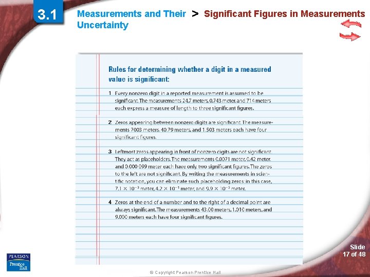 3. 1 Measurements and Their Uncertainty > Significant Figures in Measurements Slide 17 of