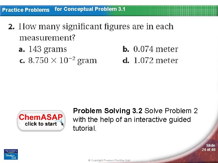 Practice Problems for Conceptual Problem 3. 1 Problem Solving 3. 2 Solve Problem 2