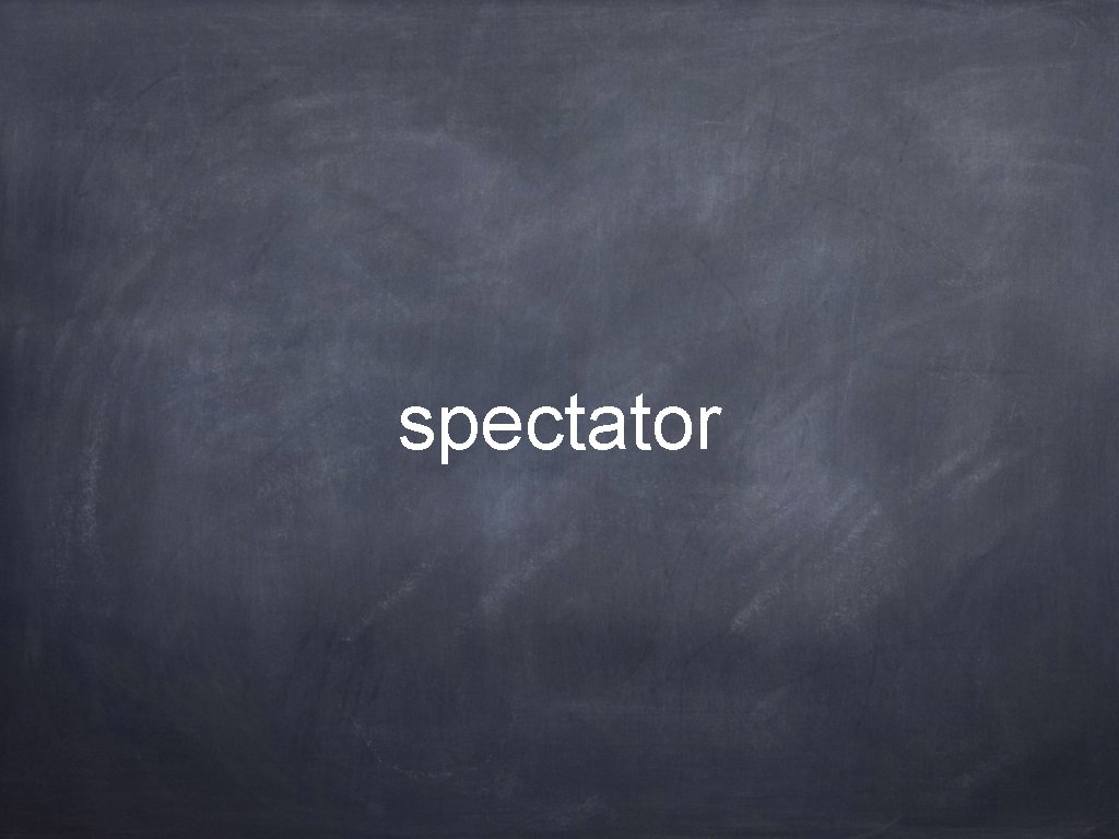 spectator 