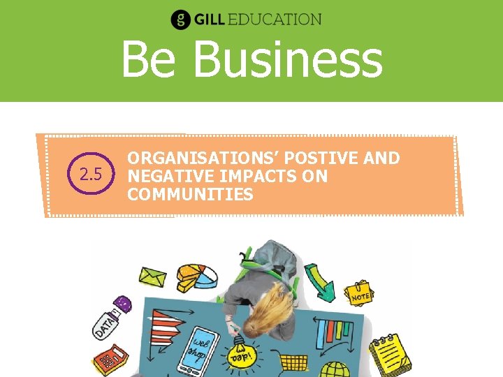 Be Business 2. 5 ORGANISATIONS’ POSTIVE AND NEGATIVE IMPACTS ON COMMUNITIES 