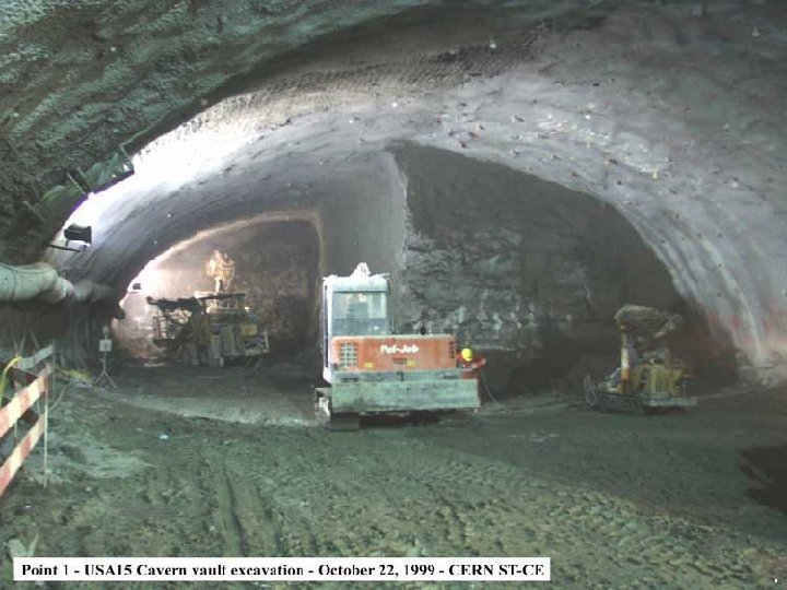 Excavation of Cavern UX (10/99) ATLAS, H. Burckhart, CERN 6 . 