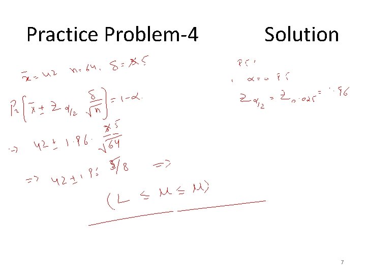 Practice Problem-4 Solution 7 