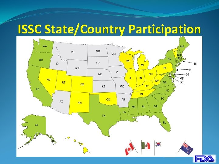 ISSC State/Country Participation 