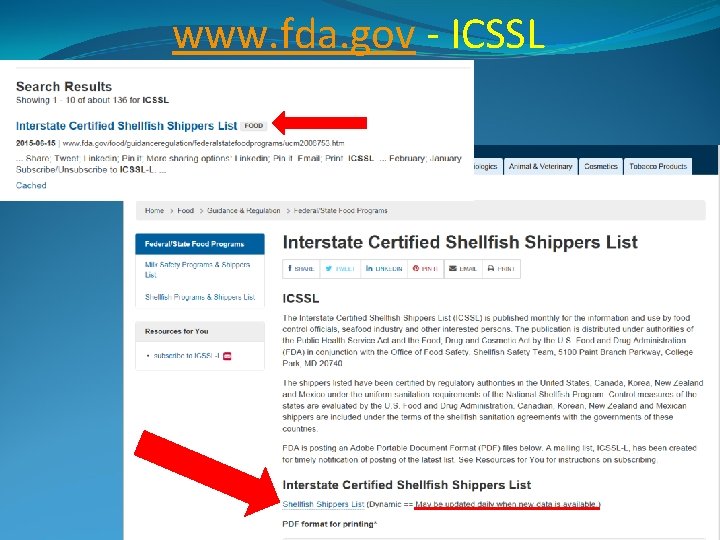 www. fda. gov - ICSSL 