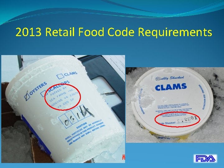 2013 Retail Food Code Requirements 
