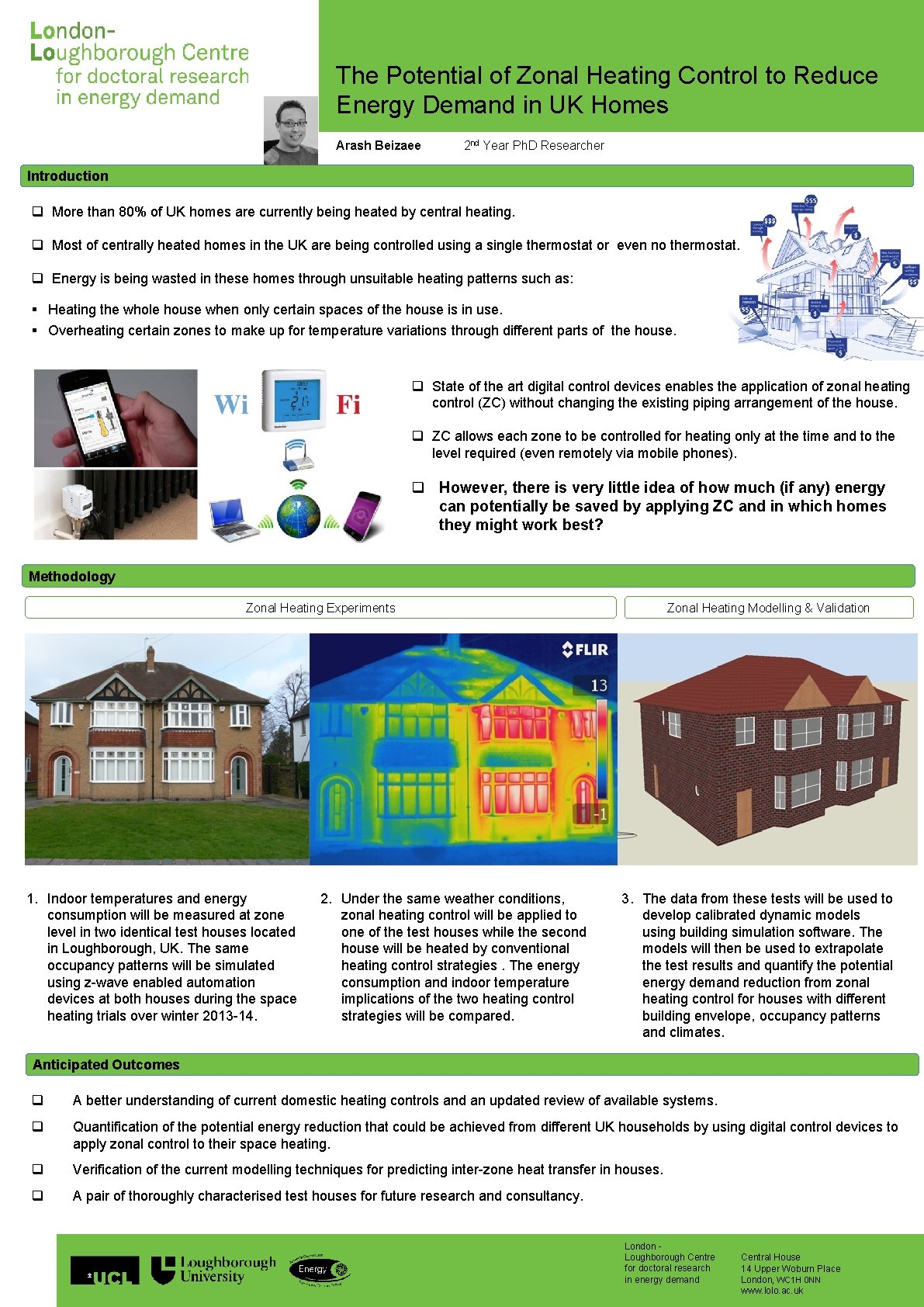 The Potential of Zonal Heating Control to Reduce Energy Demand in UK Homes Arash