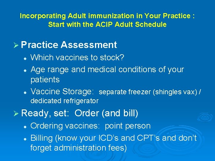 Acip Sample Documents Adult Immunization The Big 5 Making the Case