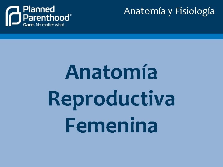 Anatomía y Fisiología Anatomía Reproductiva Femenina 