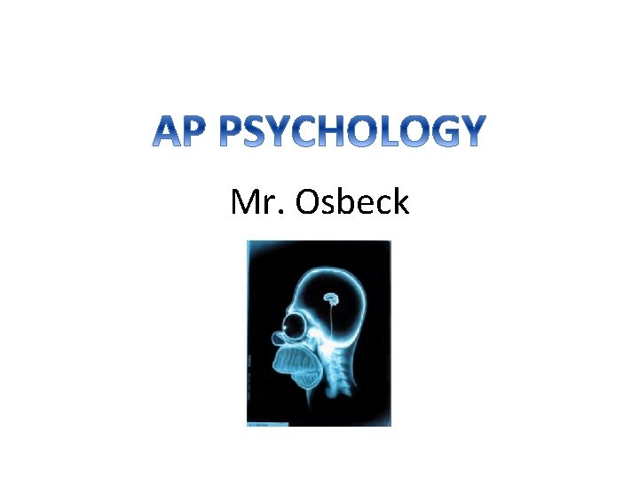 Mr. Osbeck 
