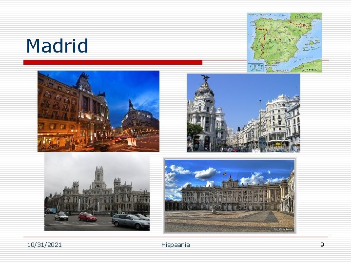 Madrid 10/31/2021 Hispaania 9 