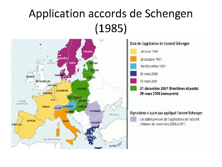 Application accords de Schengen (1985) 