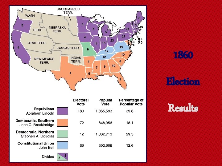 1860 Election Results 