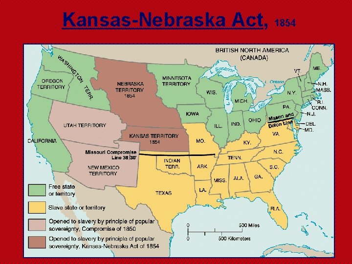 Kansas-Nebraska Act, 1854 