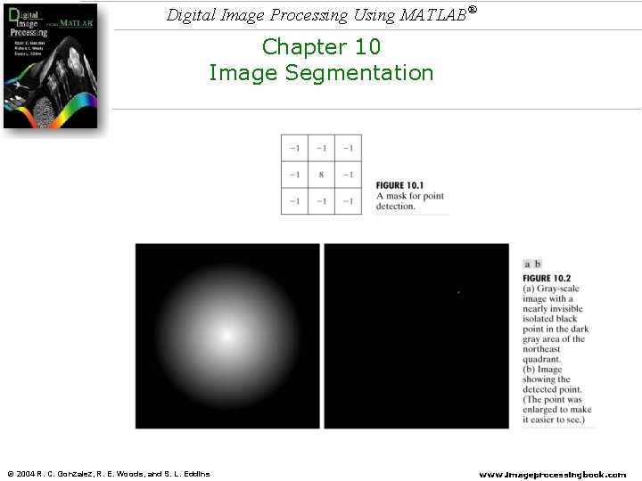 Digital Image Processing Using MATLAB® Chapter 10 Image Segmentation © 2004 R. C. Gonzalez,