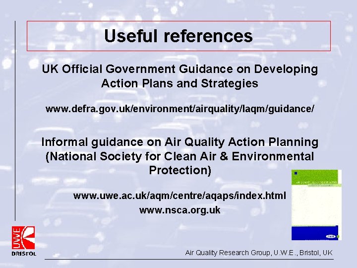 Useful references UK Official Government Guidance on Developing Action Plans and Strategies www. defra. Useful references UK Official Government Guidance on Developing Action Plans and Strategies www. defra.