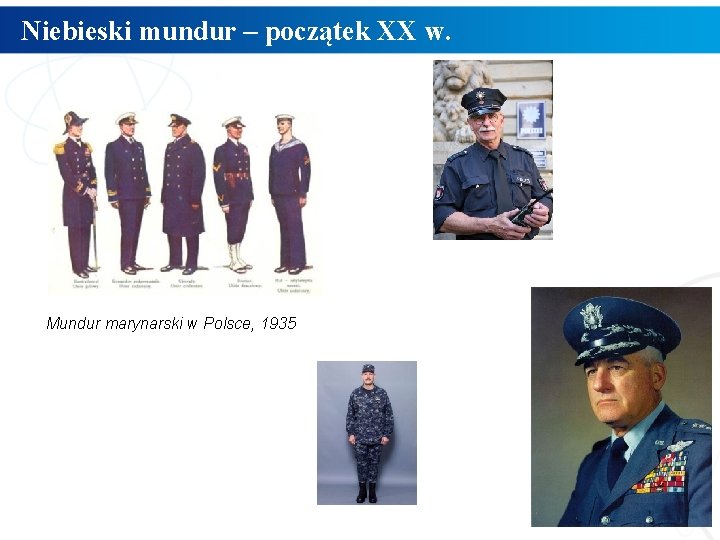 Niebieski mundur – początek XX w. Mundur marynarski w Polsce, 1935 30 