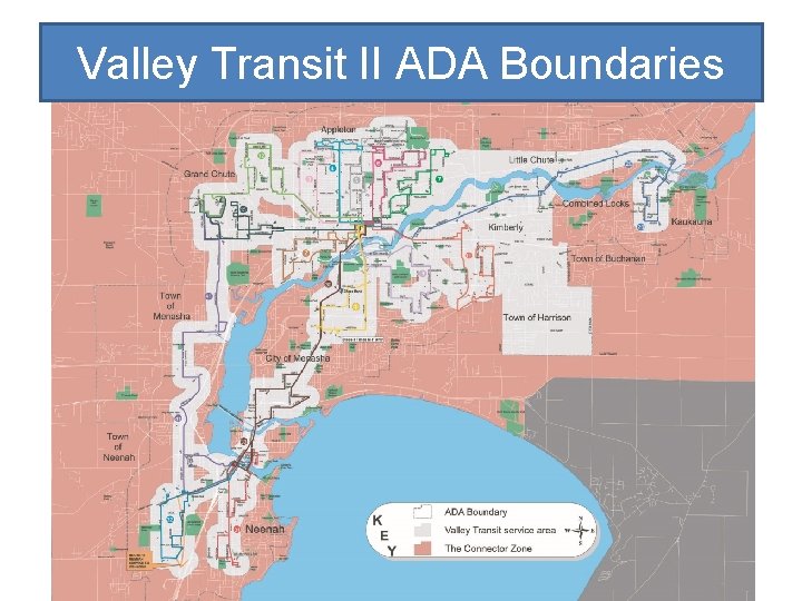 Valley Transit II ADA Boundaries 