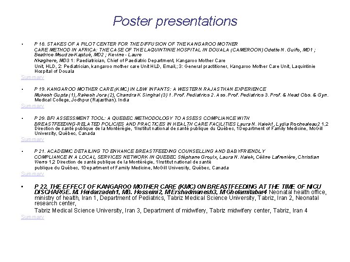 Poster presentations • P 18. STAKES OF A PILOT CENTER FOR THE DIFFUSION OF