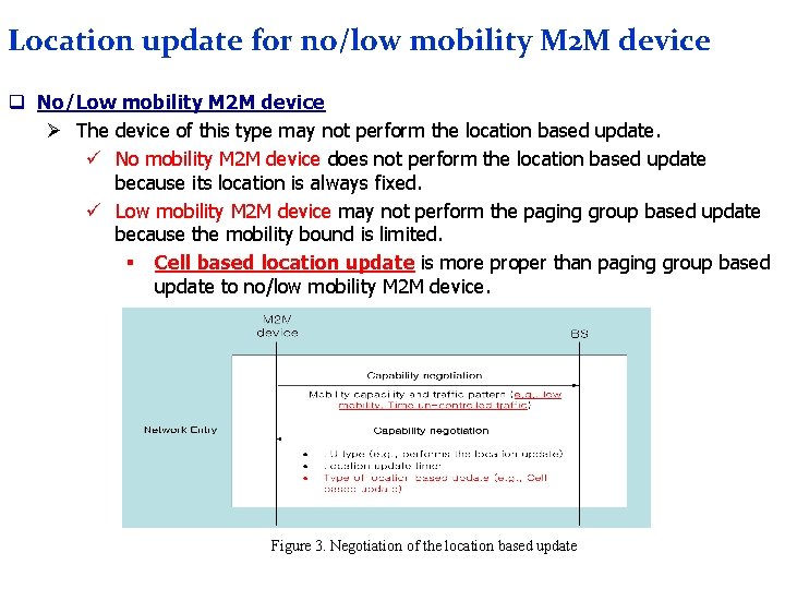 Location update procedure for 802 16 p system