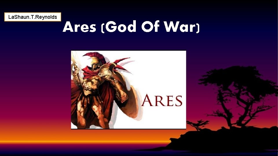 La. Shaun. T. Reynolds Ares (God Of War) 