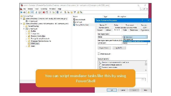 You can script mundane tasks like this by using Power. Shell 