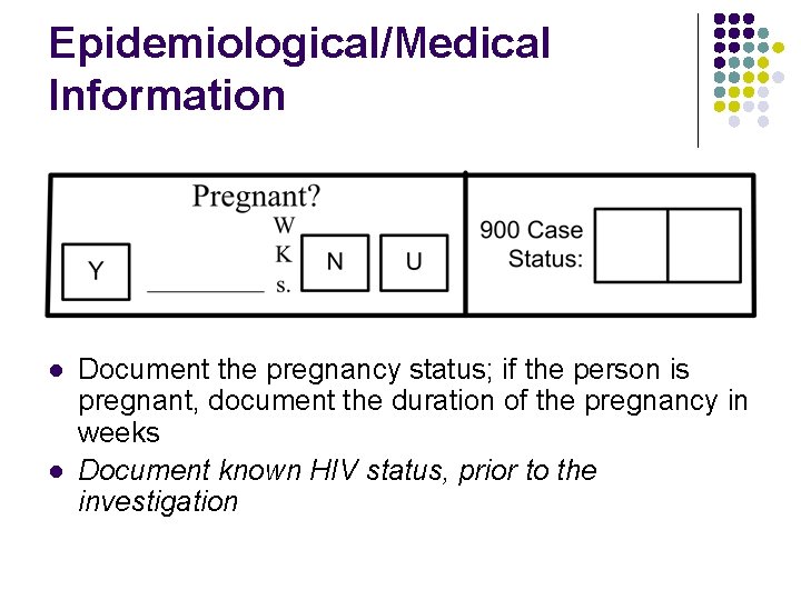 Comprehensive Field Record Introduction to the Training The