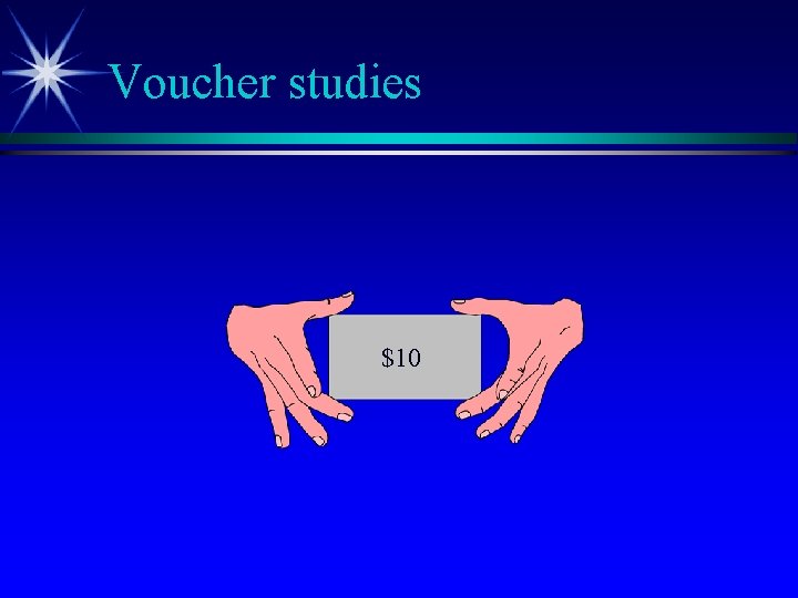 Voucher studies $10 