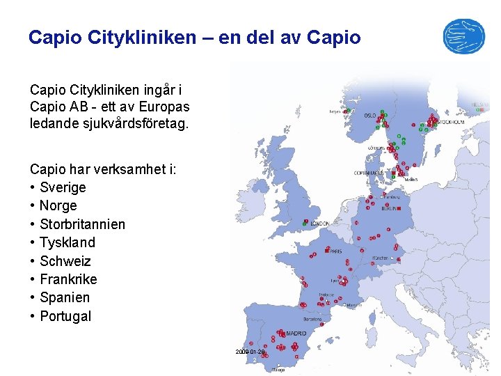 Capio Citykliniken – en del av Capio Citykliniken ingår i Capio AB - ett