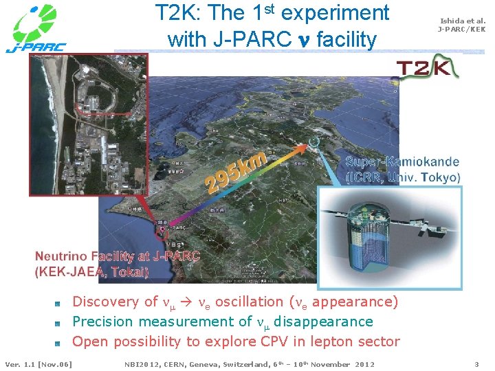 T 2 K: The 1 st experiment with J-PARC n facility Ishida et al.