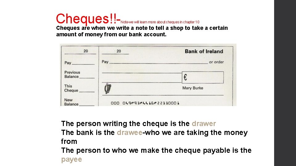 What is Money Money is the name given