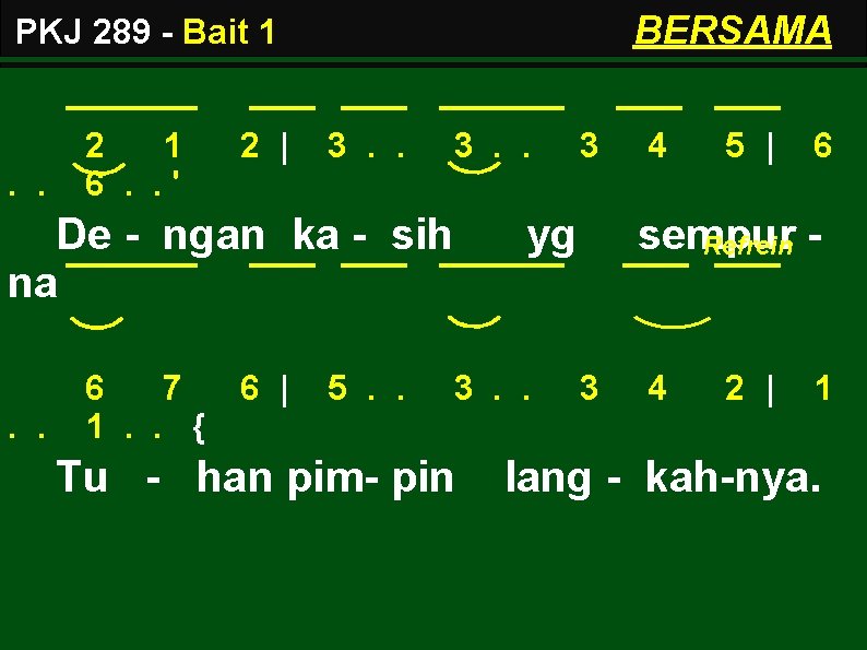 BERSAMA PKJ 289 - Bait 1 . . 2 1 6. . ' 2