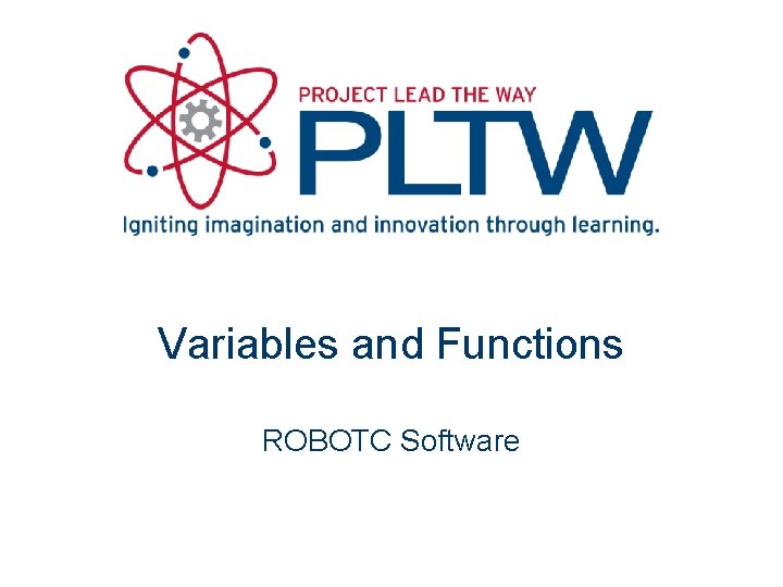Variables and Functions ROBOTC Software 