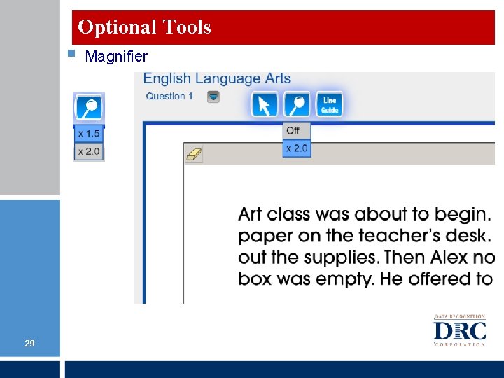 Optional Tools § 29 Magnifier Optional Tools § 29 Magnifier