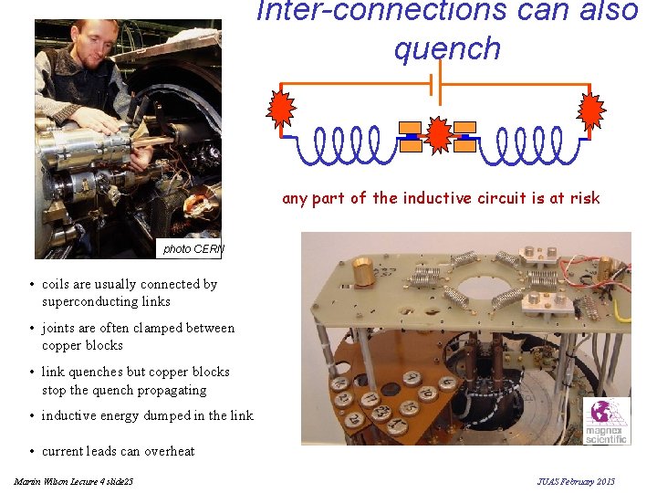 Inter-connections can also quench any part of the inductive circuit is at risk photo