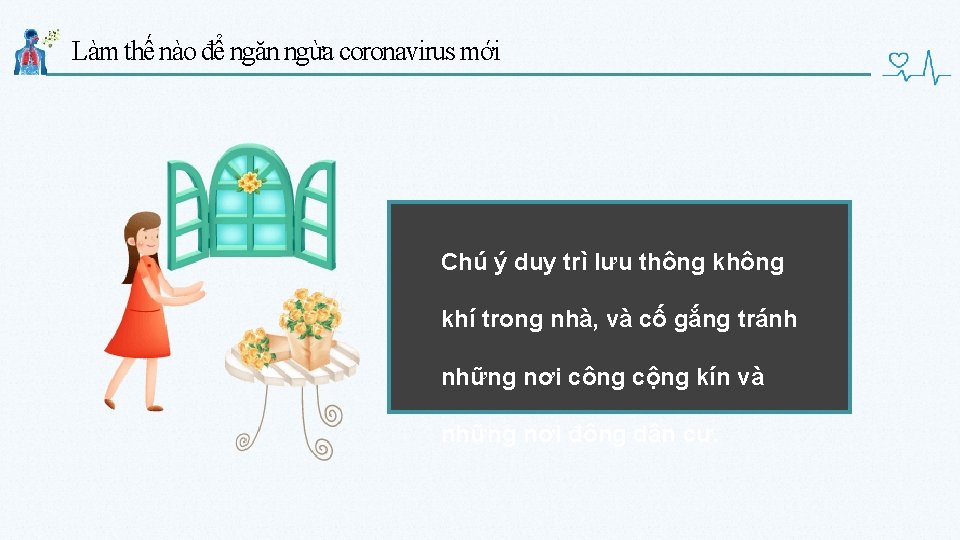 Làm thế nào để ngăn ngừa coronavirus mới Chú ý duy trì lưu thông